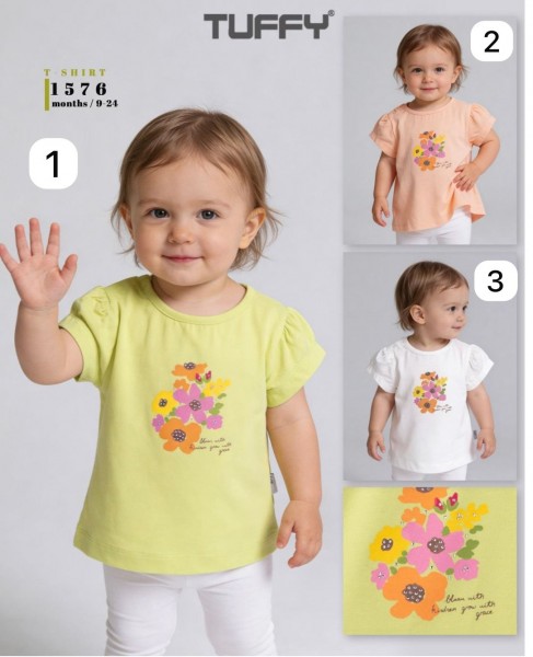 Футболка Для Девочки Tuffy (9-12-18-24мес.)