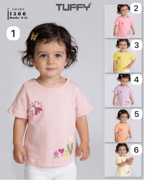 Футболка Для Девочки Tuffy (9-12-18-24мес.)