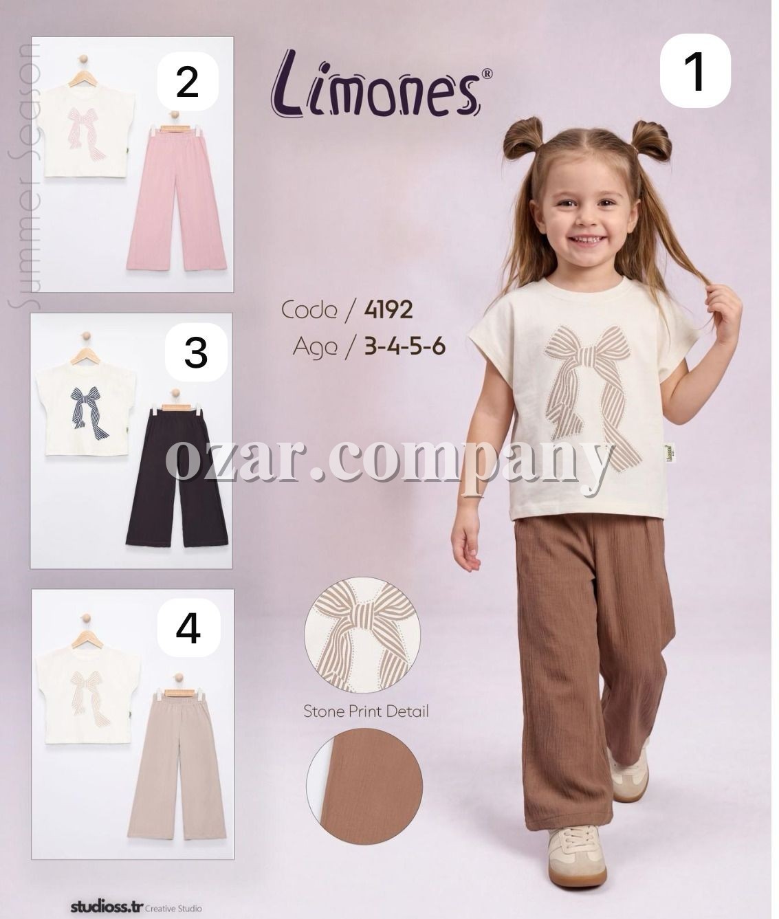 Костюм Для Девочки Limones (3-4-5-6лет) 