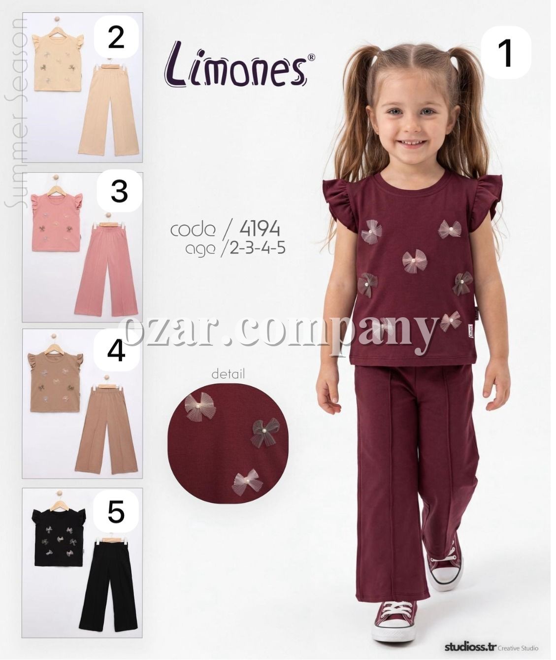 Костюм Для Девочки Limones (2-3-4-5лет)