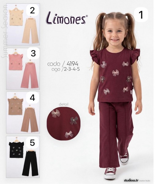 Костюм Для Девочки Limones (2-3-4-5лет)