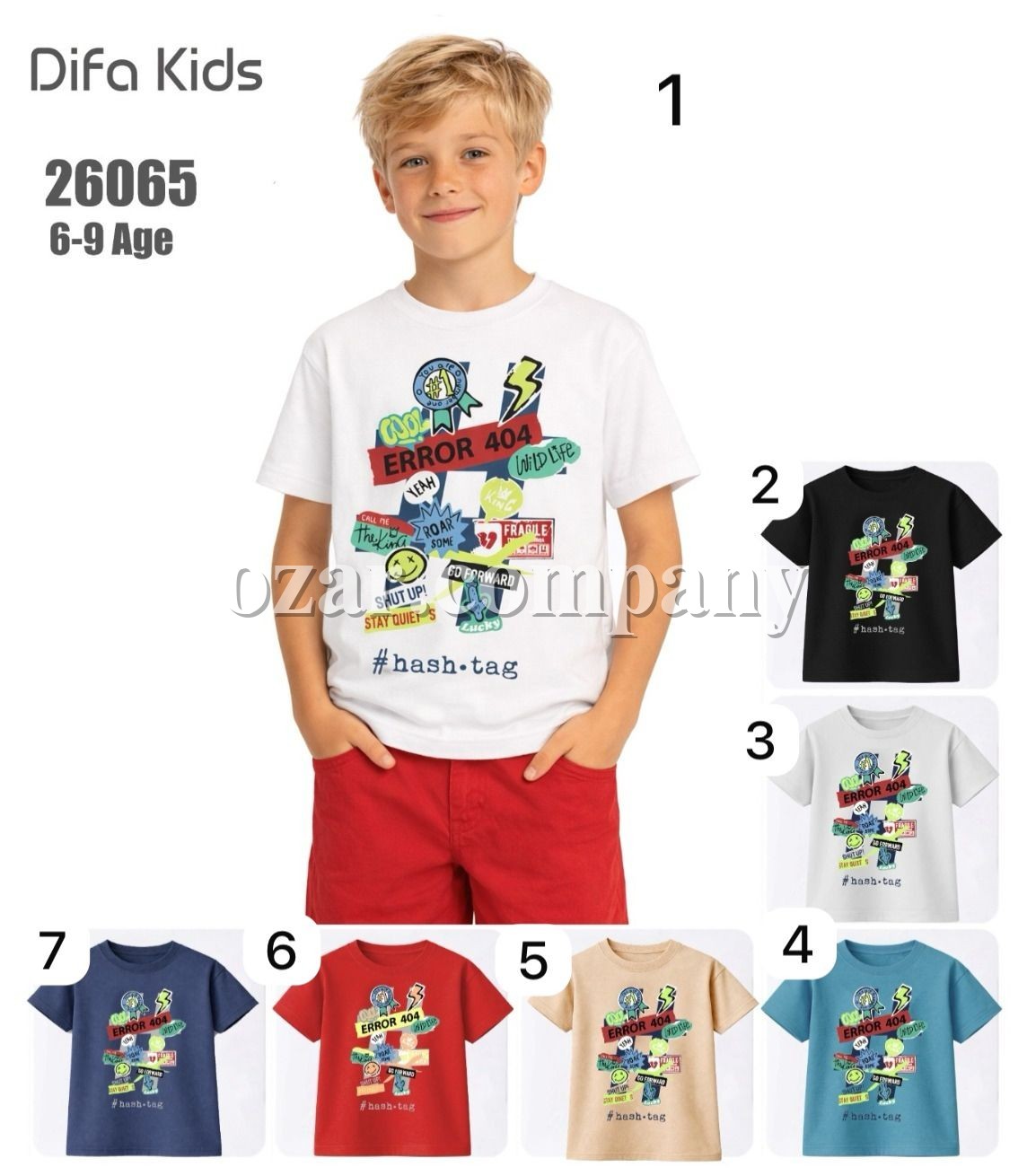 Футболка Для Мальчика Difa Kids (6-7-8-9лет) 
