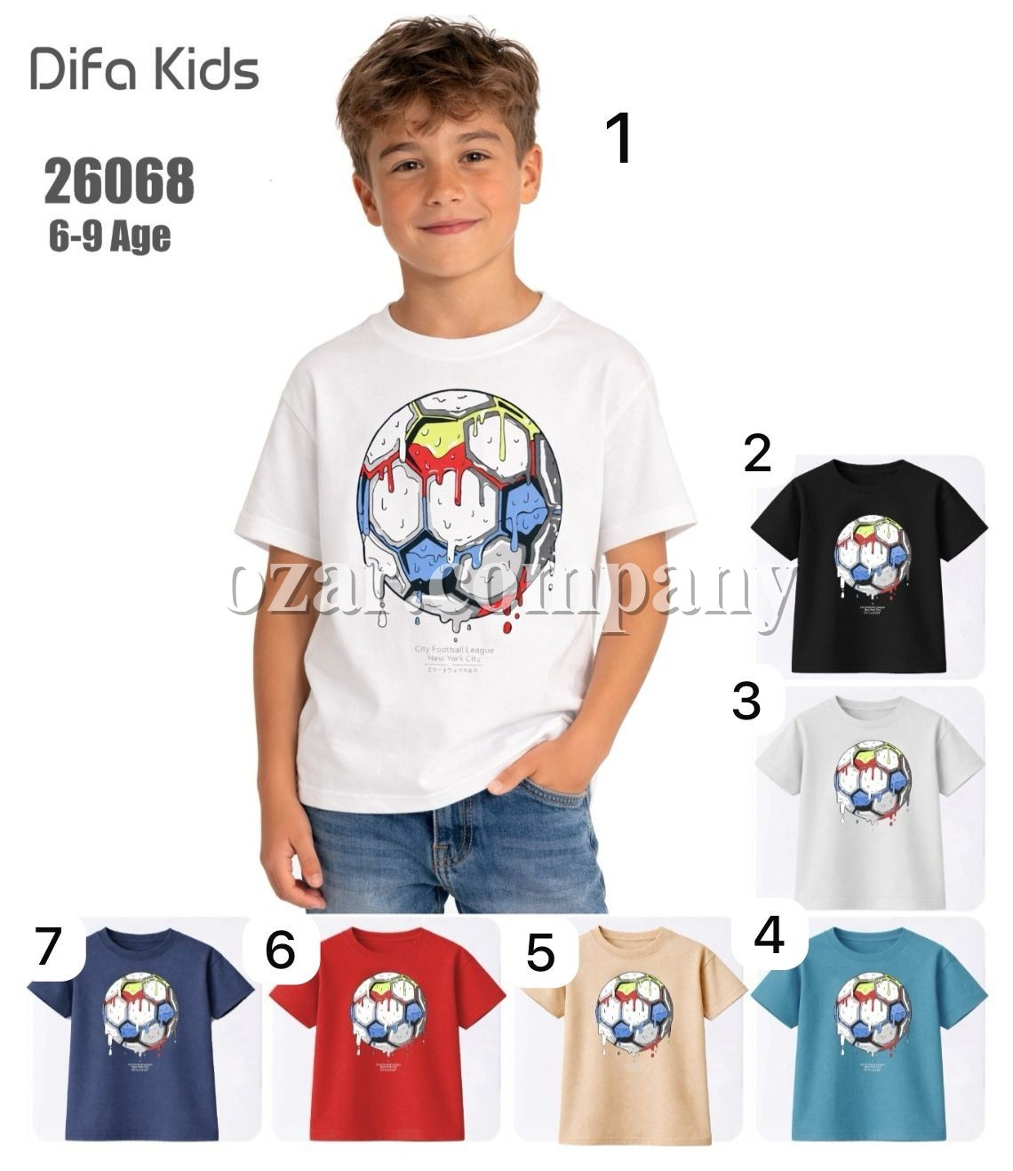 Футболка Для Мальчика Difa Kids (6-7-8-9лет) 