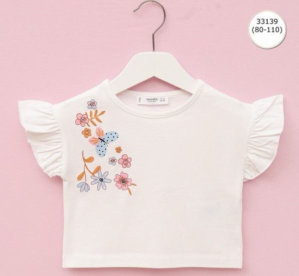 Футболка Для Девочки Wanex (1-1.5-2-3-4-5лет) 