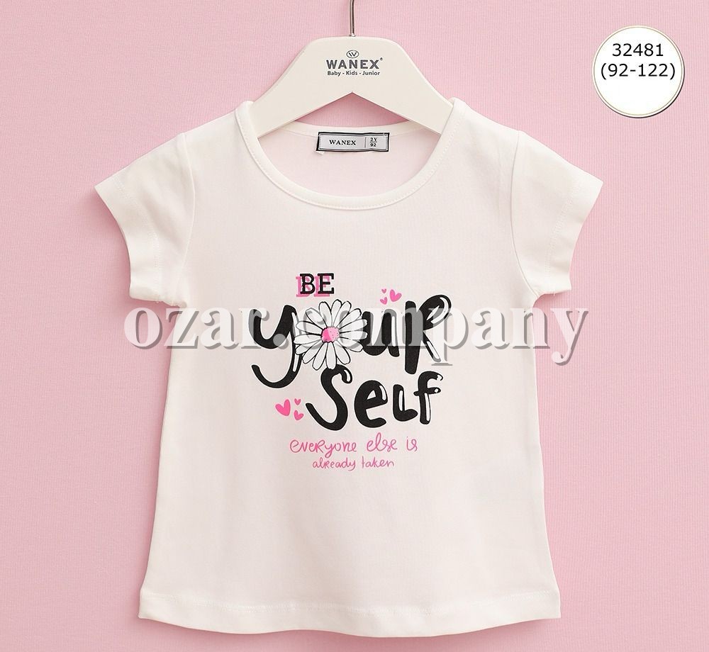 Футболка Для Девочки Wanex (2-3-4-5-6-7лет) 