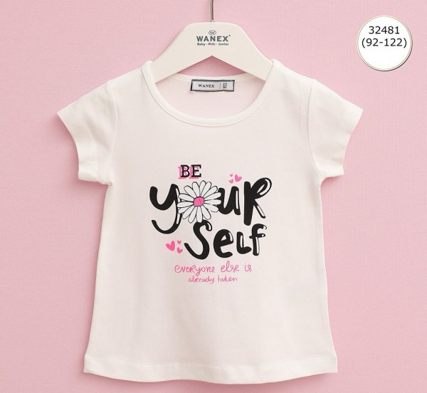Футболка Для Девочки Wanex (2-3-4-5-6-7лет) 