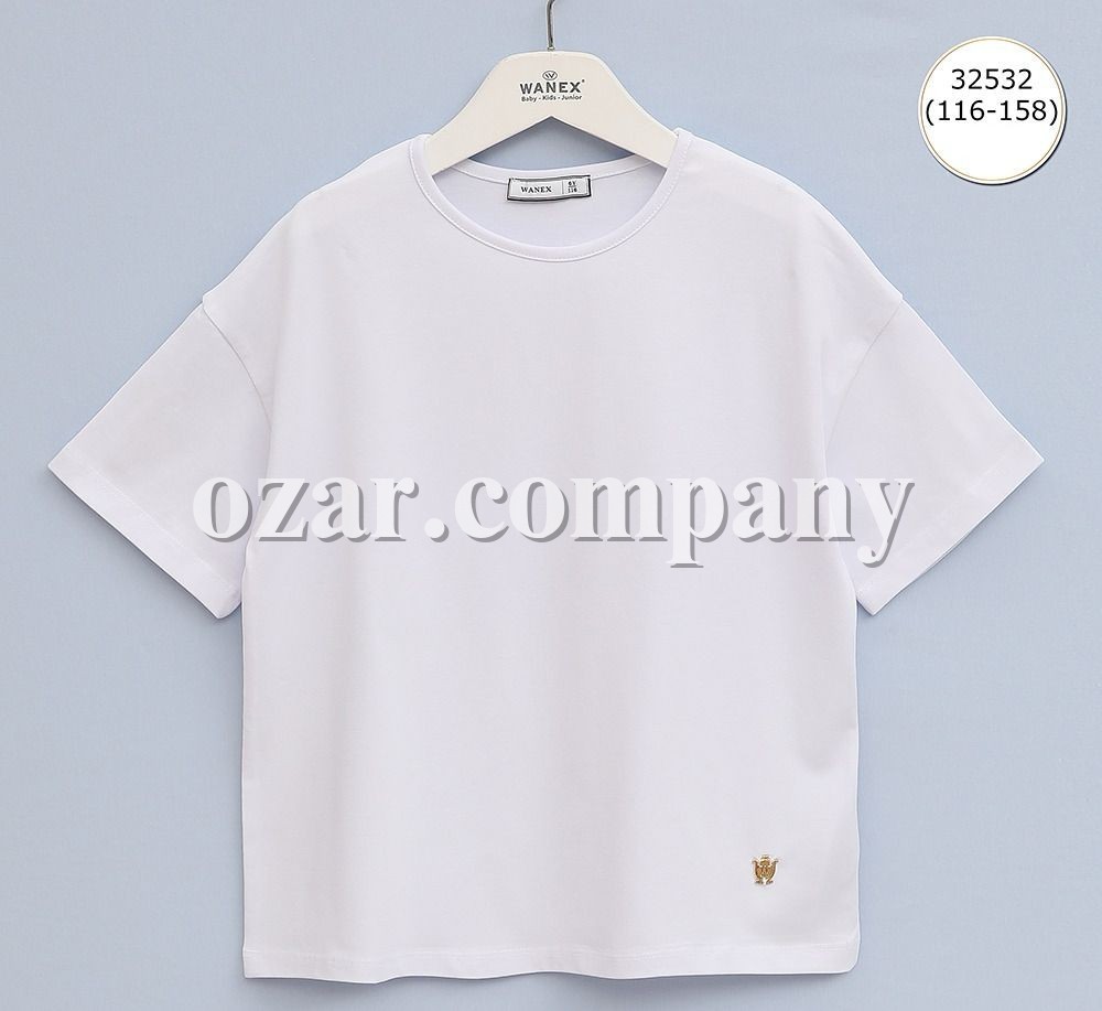 Школьная Футболка Для Девочки Wanex (6-7-8-9-10-11-12-13лет) 
