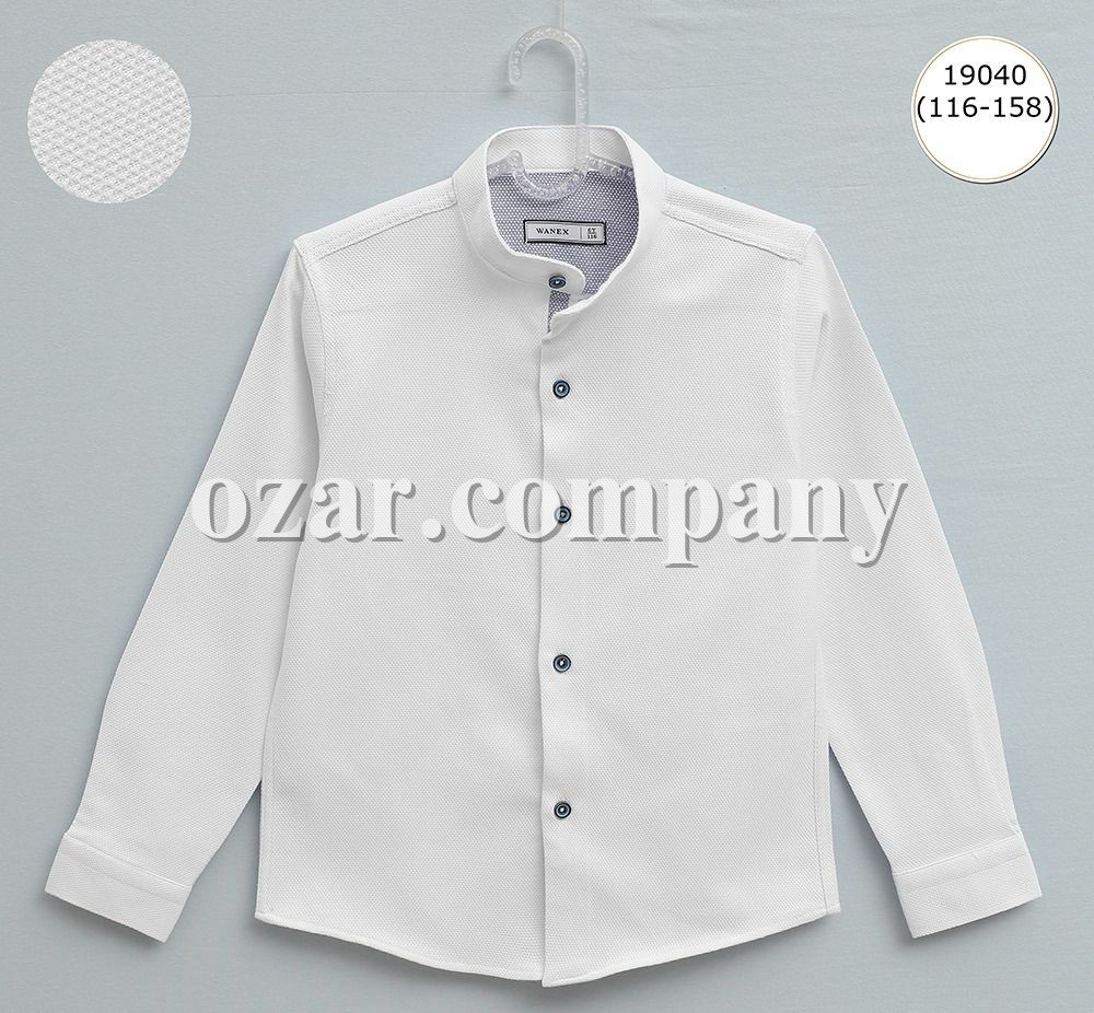 Школьная Рубашка Для Мальчика Wanex (6-7-8-9-10-11-12-13лет) 