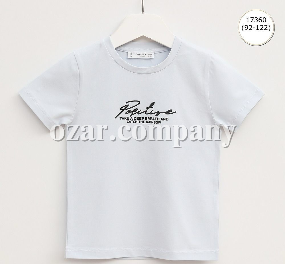 Футболка Для Мальчика Wanex (2-3-4-5-6-7лет) 