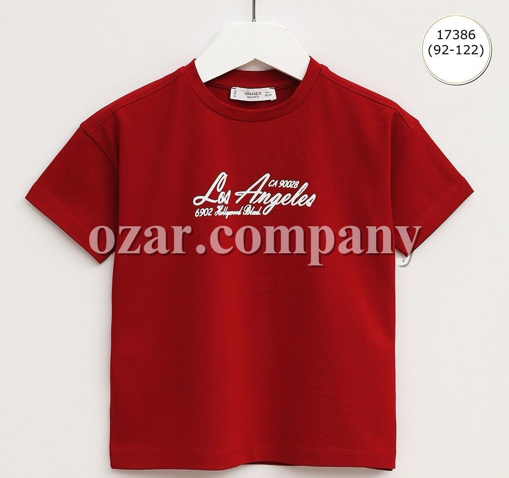 Футболка Для Мальчика Wanex (2-3-4-5-6-7лет) 