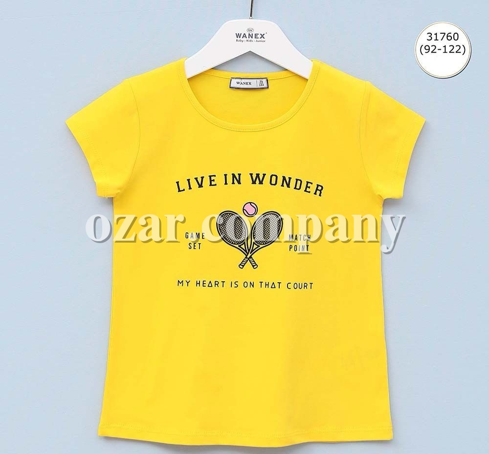 Футболка Для Девочки Wanex (2-3-4-5-6-7лет) 