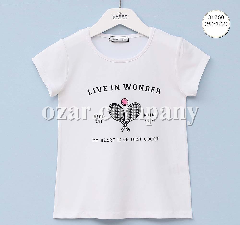Футболка Для Девочки Wanex (2-3-4-5-6-7лет) 