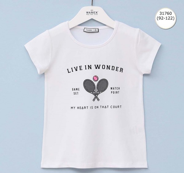 Футболка Для Девочки Wanex (2-3-4-5-6-7лет) 