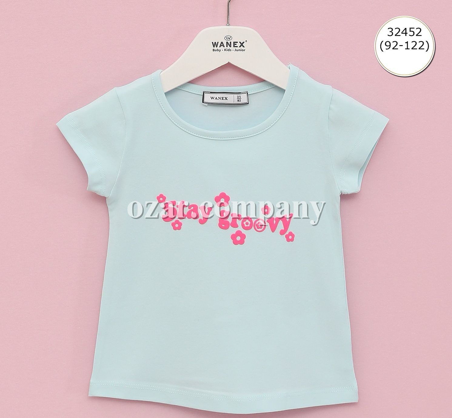 Футболка Для Девочки Wanex (2-3-4-5-6-7лет) 