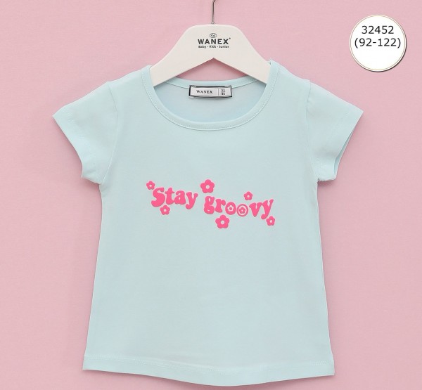 Футболка Для Девочки Wanex (2-3-4-5-6-7лет) 