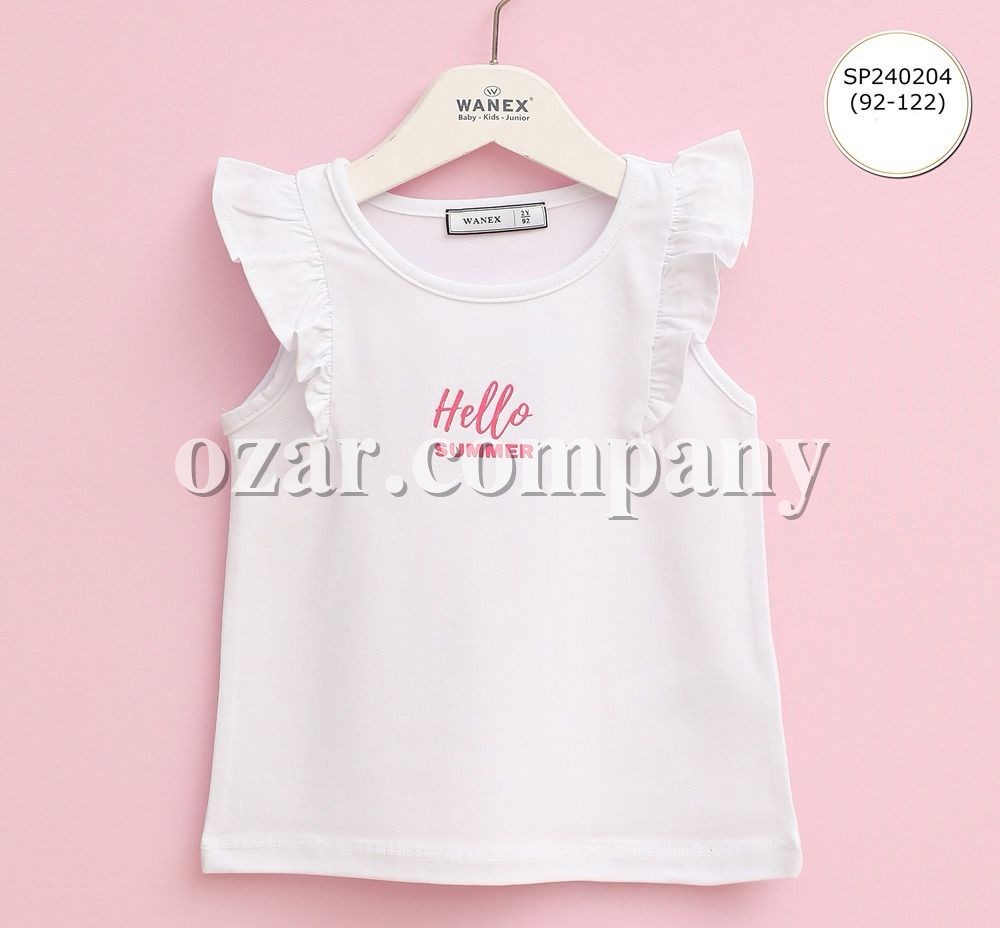 Футболка Для Девочки Wanex (2-3-4-5-6-7лет) 