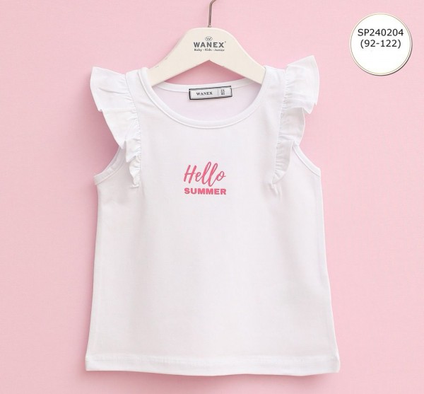 Футболка Для Девочки Wanex (2-3-4-5-6-7лет) 