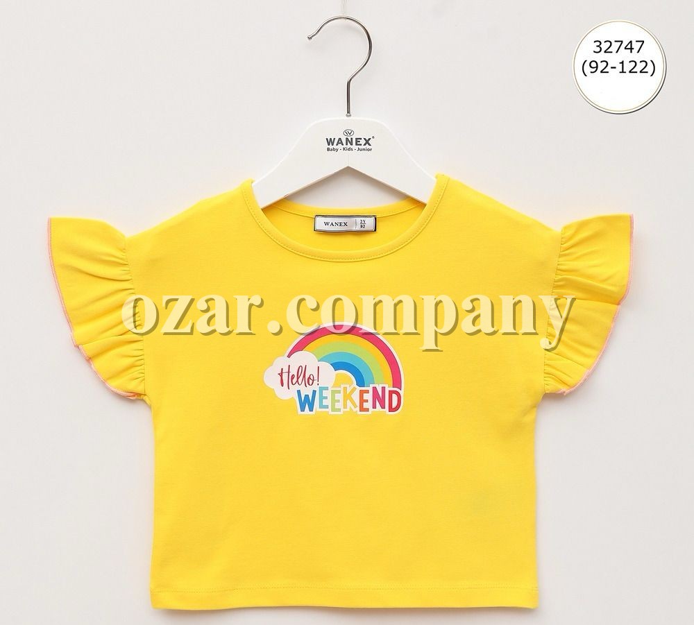 Футболка Для Девочки Wanex (2-3-4-5-6-7лет) 