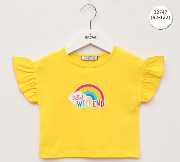 Футболка Для Девочки Wanex (2-3-4-5-6-7лет) 