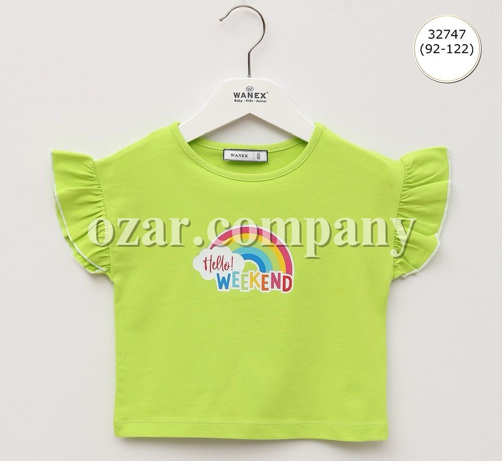 Футболка Для Девочки Wanex (2-3-4-5-6-7лет) 