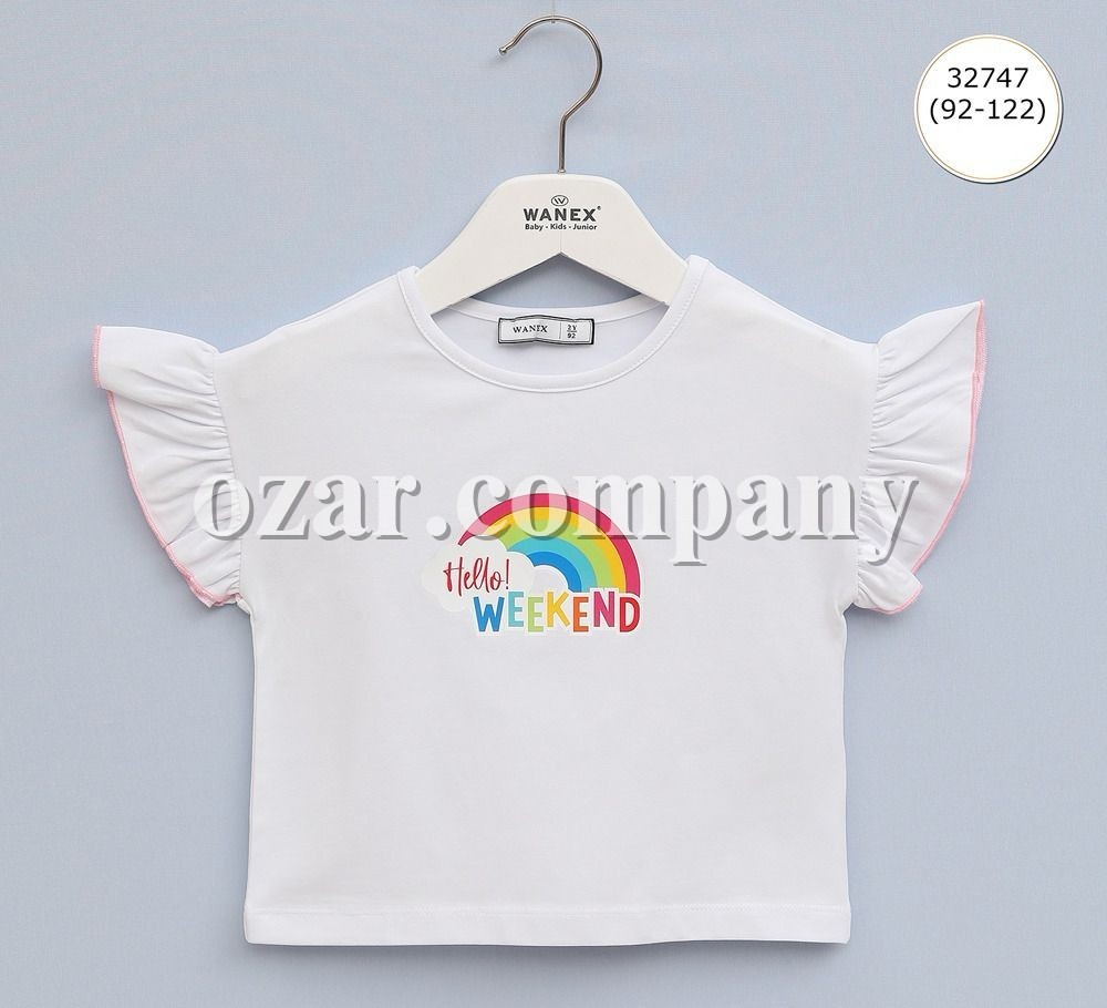 Футболка Для Девочки Wanex (2-3-4-5-6-7лет) 