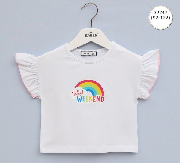 Футболка Для Девочки Wanex (2-3-4-5-6-7лет) 