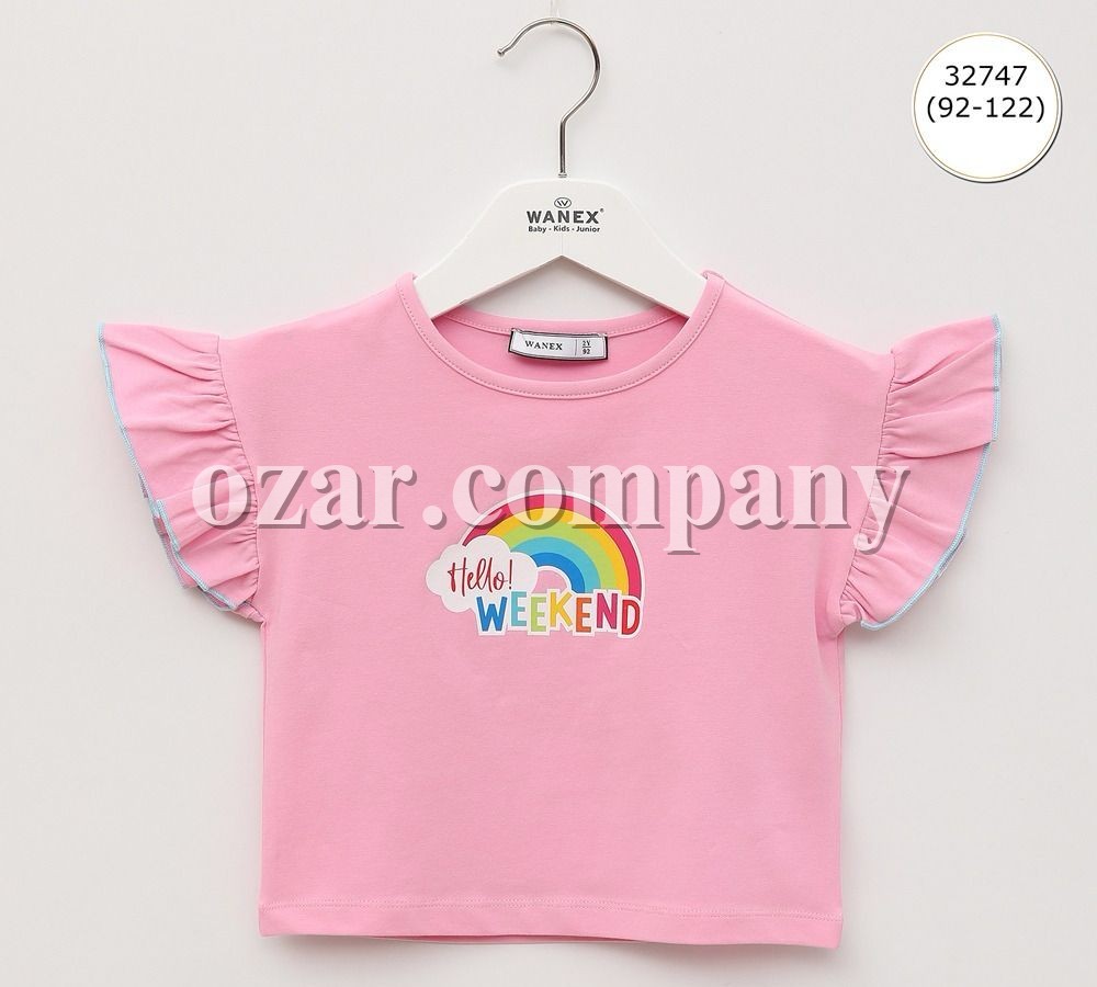 Футболка Для Девочки Wanex (2-3-4-5-6-7лет) 