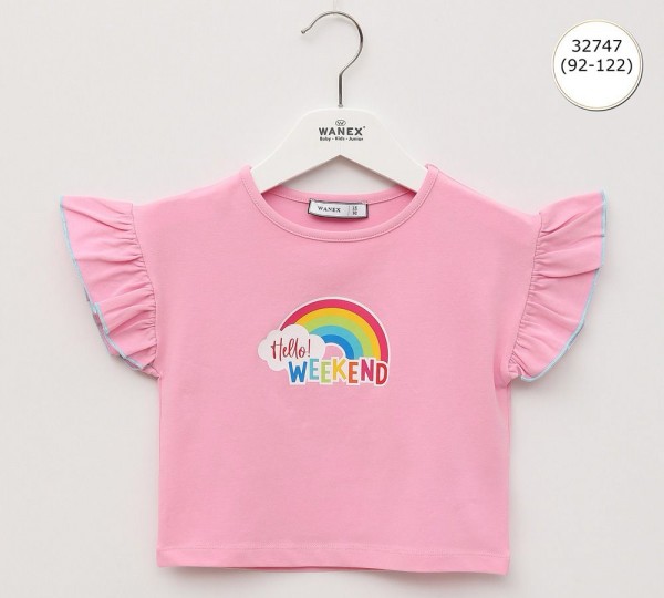 Футболка Для Девочки Wanex (2-3-4-5-6-7лет) 
