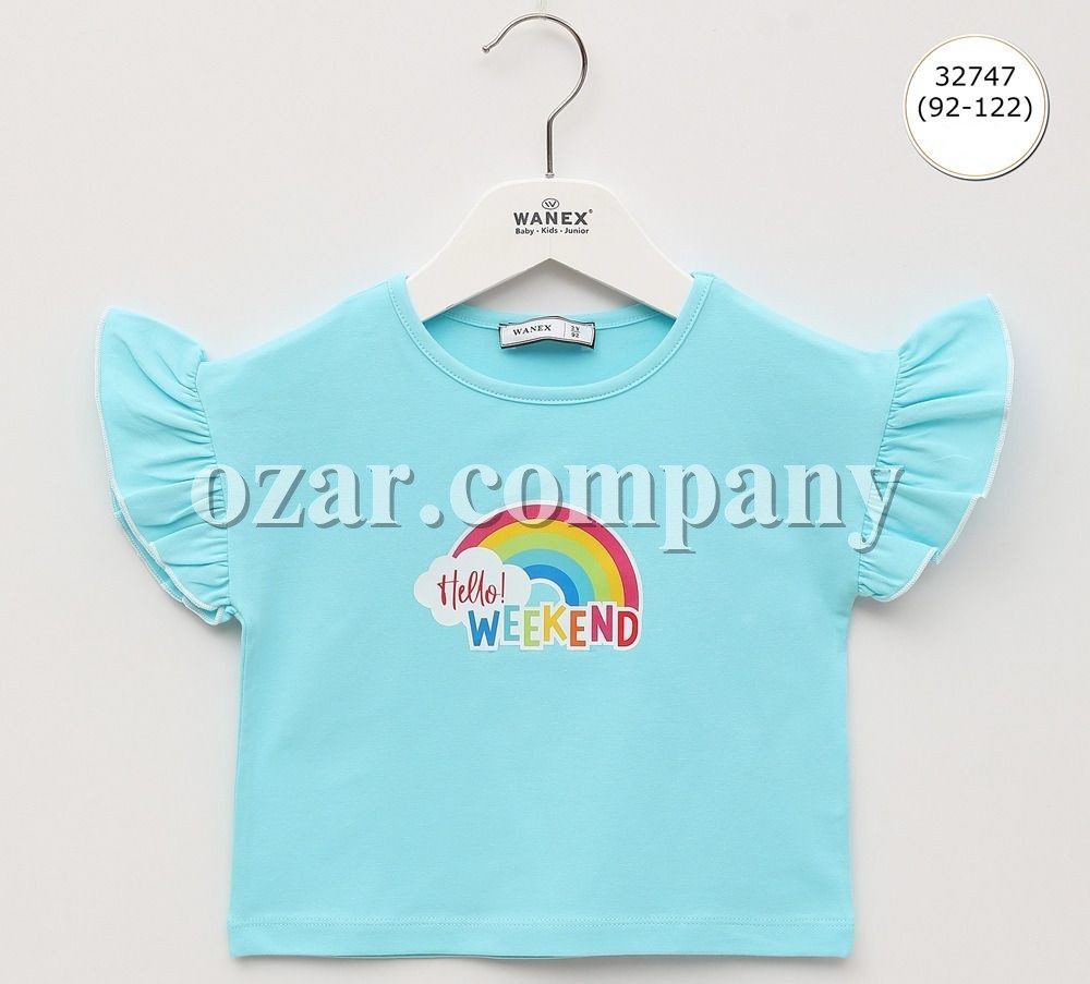 Футболка Для Девочки Wanex (2-3-4-5-6-7лет) 