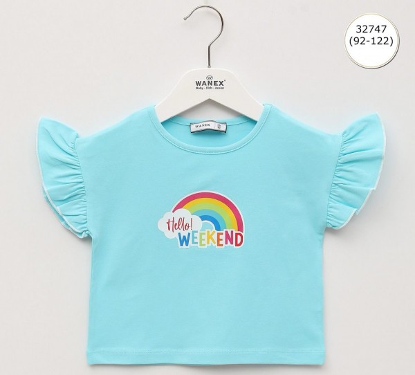 Футболка Для Девочки Wanex (2-3-4-5-6-7лет) 