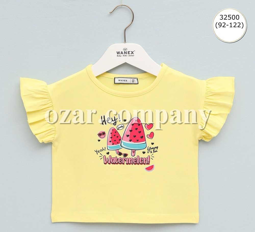 Футболка Для Девочки Wanex (2-3-4-5-6-7лет) 
