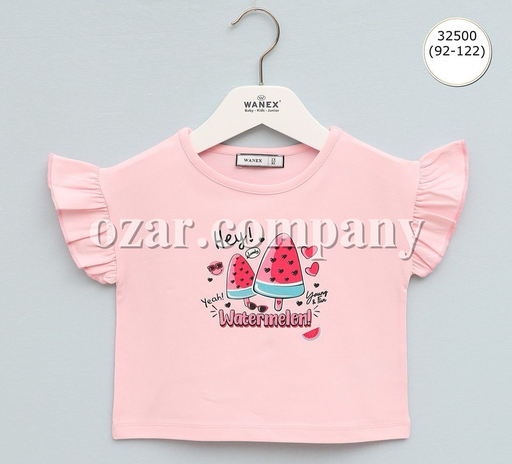 Футболка Для Девочки Wanex (2-3-4-5-6-7лет) 