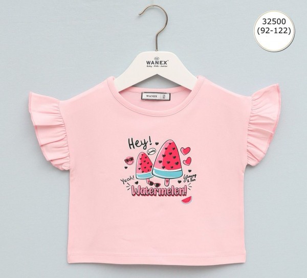 Футболка Для Девочки Wanex (2-3-4-5-6-7лет) 
