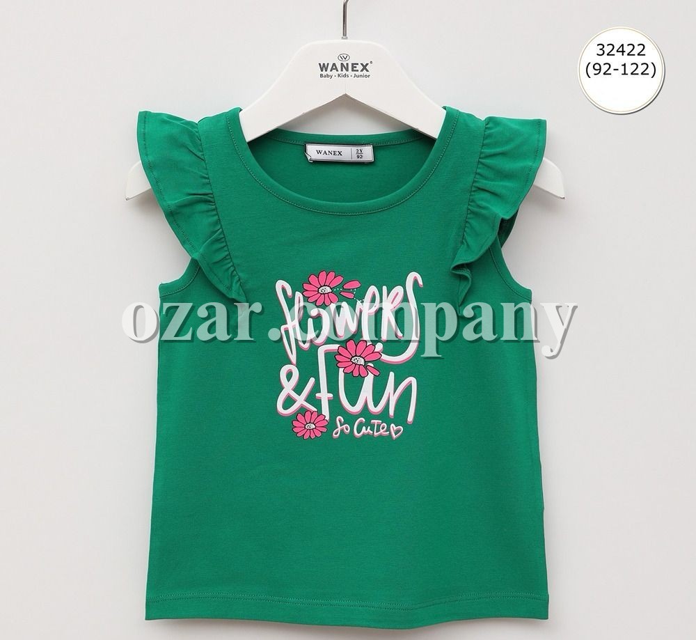 Футболка Для Девочки Wanex (2-3-4-5-6-7лет) 
