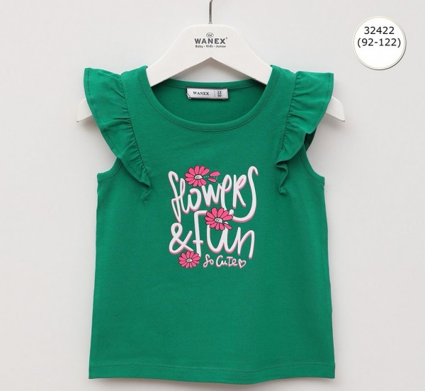 Футболка Для Девочки Wanex (2-3-4-5-6-7лет) 