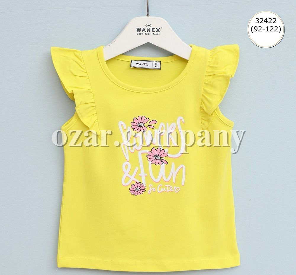 Футболка Для Девочки Wanex (2-3-4-5-6-7лет) 