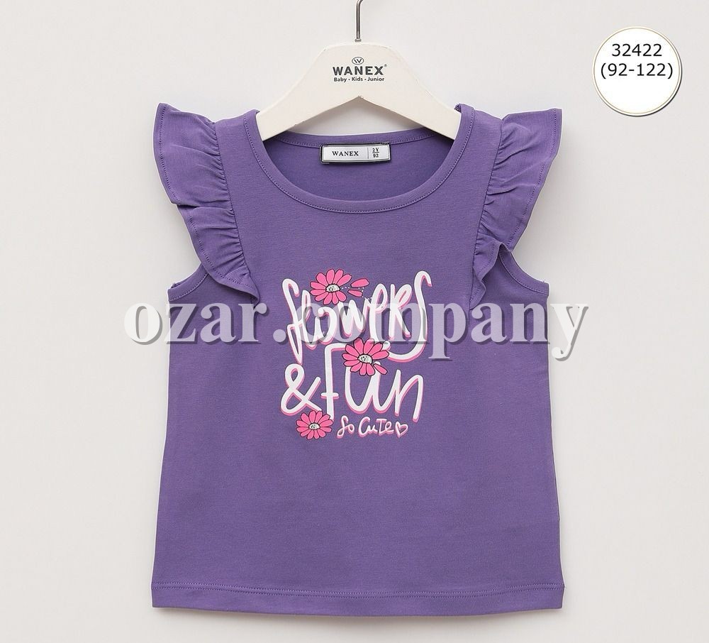 Футболка Для Девочки Wanex (2-3-4-5-6-7лет) 