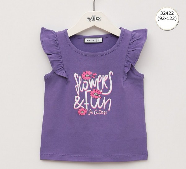 Футболка Для Девочки Wanex (2-3-4-5-6-7лет) 