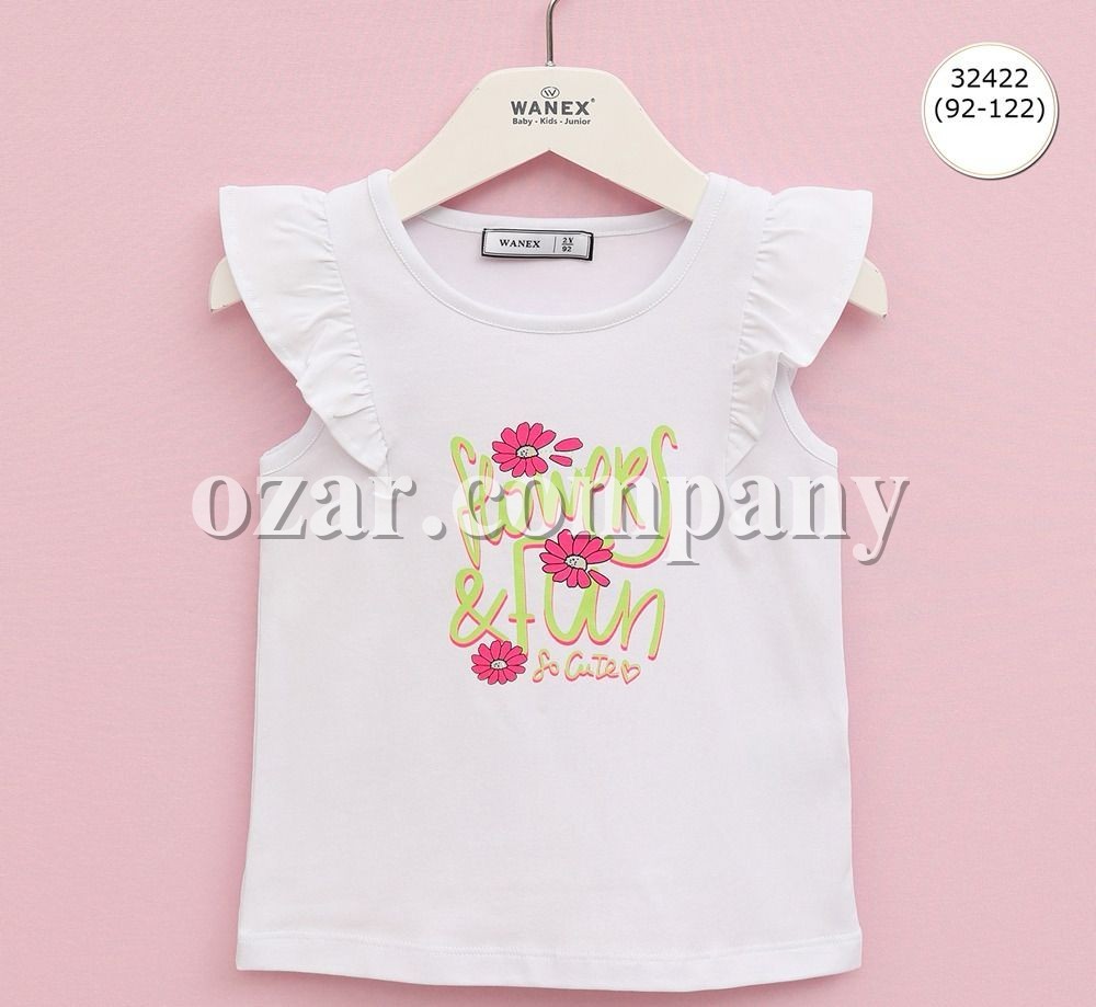 Футболка Для Девочки Wanex (2-3-4-5-6-7лет) 
