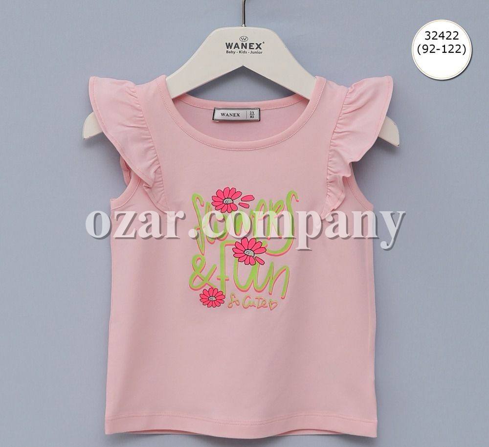 Футболка Для Девочки Wanex (2-3-4-5-6-7лет) 