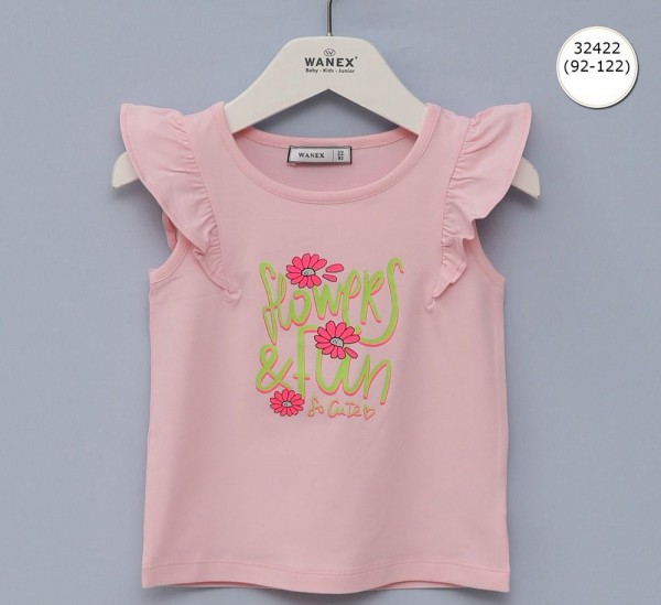 Футболка Для Девочки Wanex (2-3-4-5-6-7лет) 