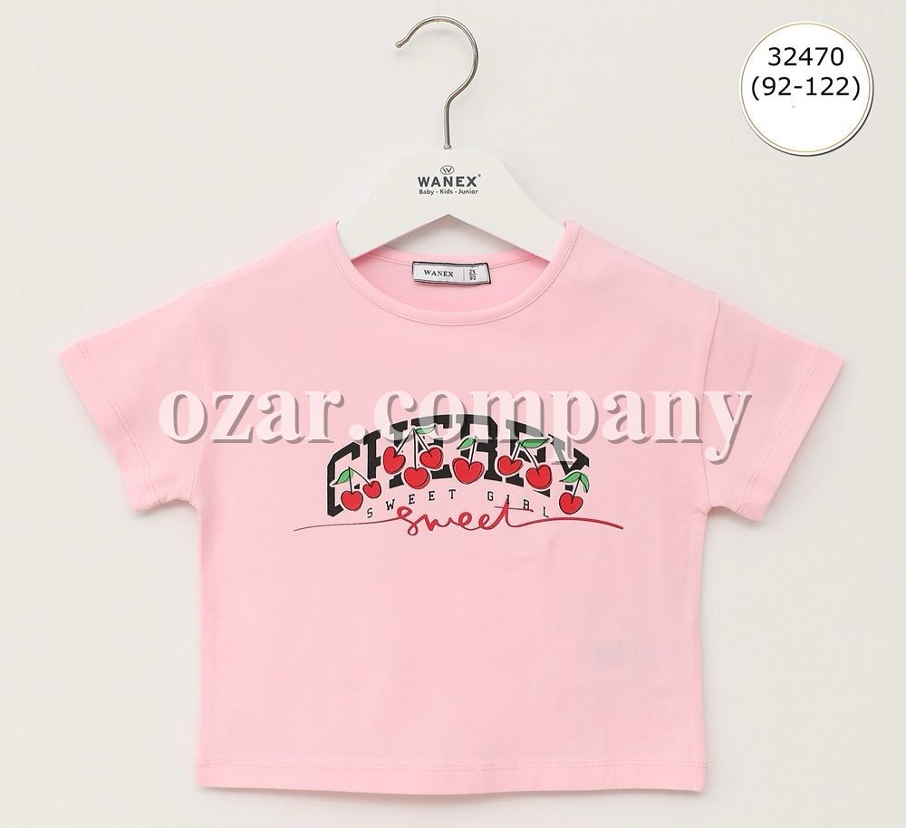 Футболка Для Девочки Wanex (2-3-4-5-6-7лет) 