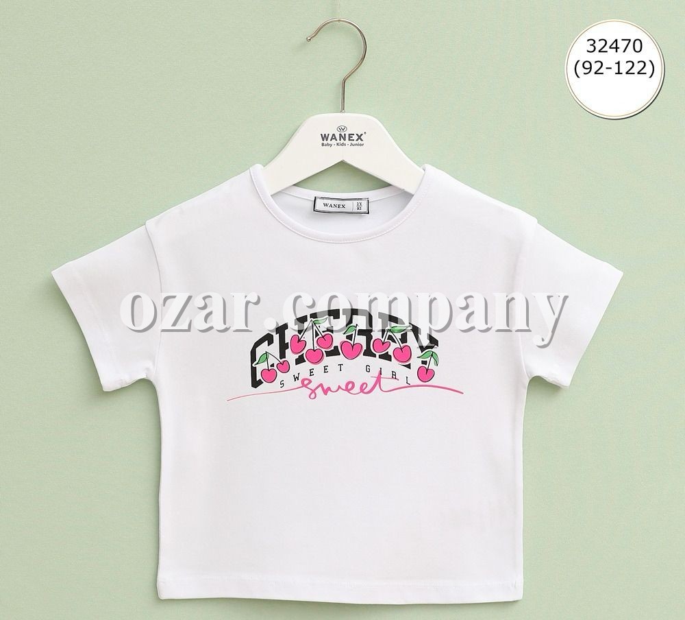 Футболка Для Девочки Wanex (2-3-4-5-6-7лет) 
