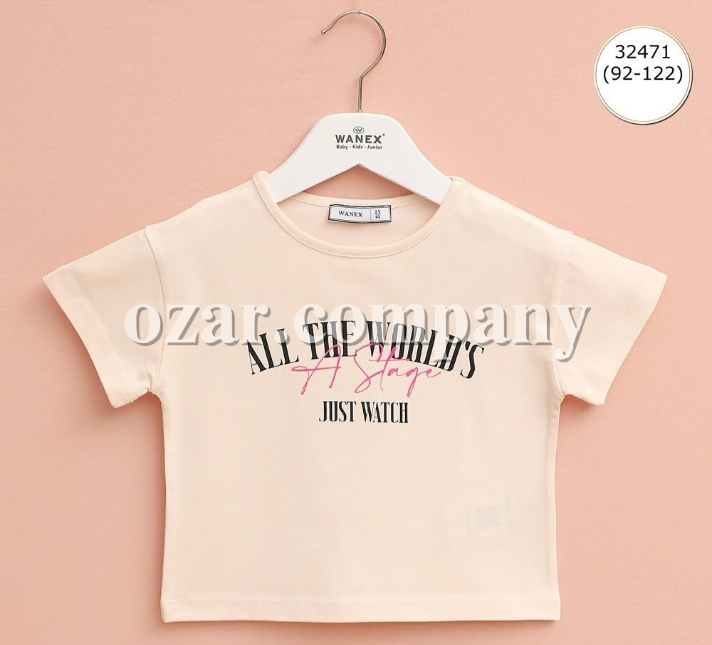 Футболка Для Девочки Wanex (2-3-4-5-6-7лет) 