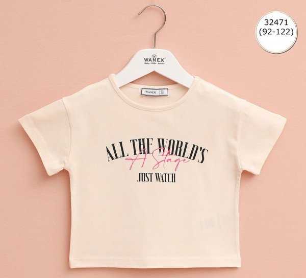 Футболка Для Девочки Wanex (2-3-4-5-6-7лет) 