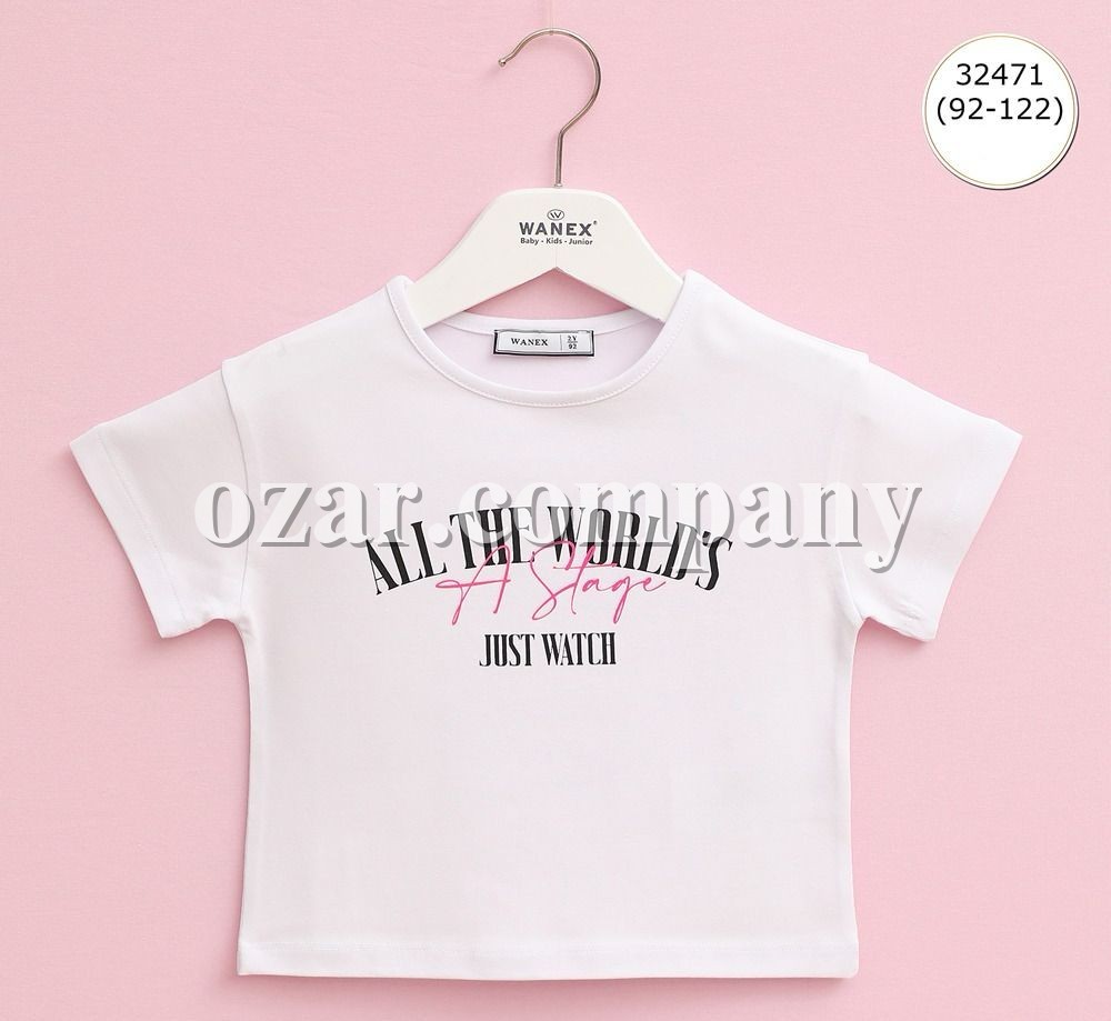 Футболка Для Девочки Wanex (2-3-4-5-6-7лет) 