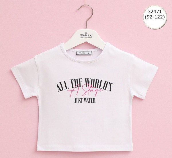 Футболка Для Девочки Wanex (2-3-4-5-6-7лет) 