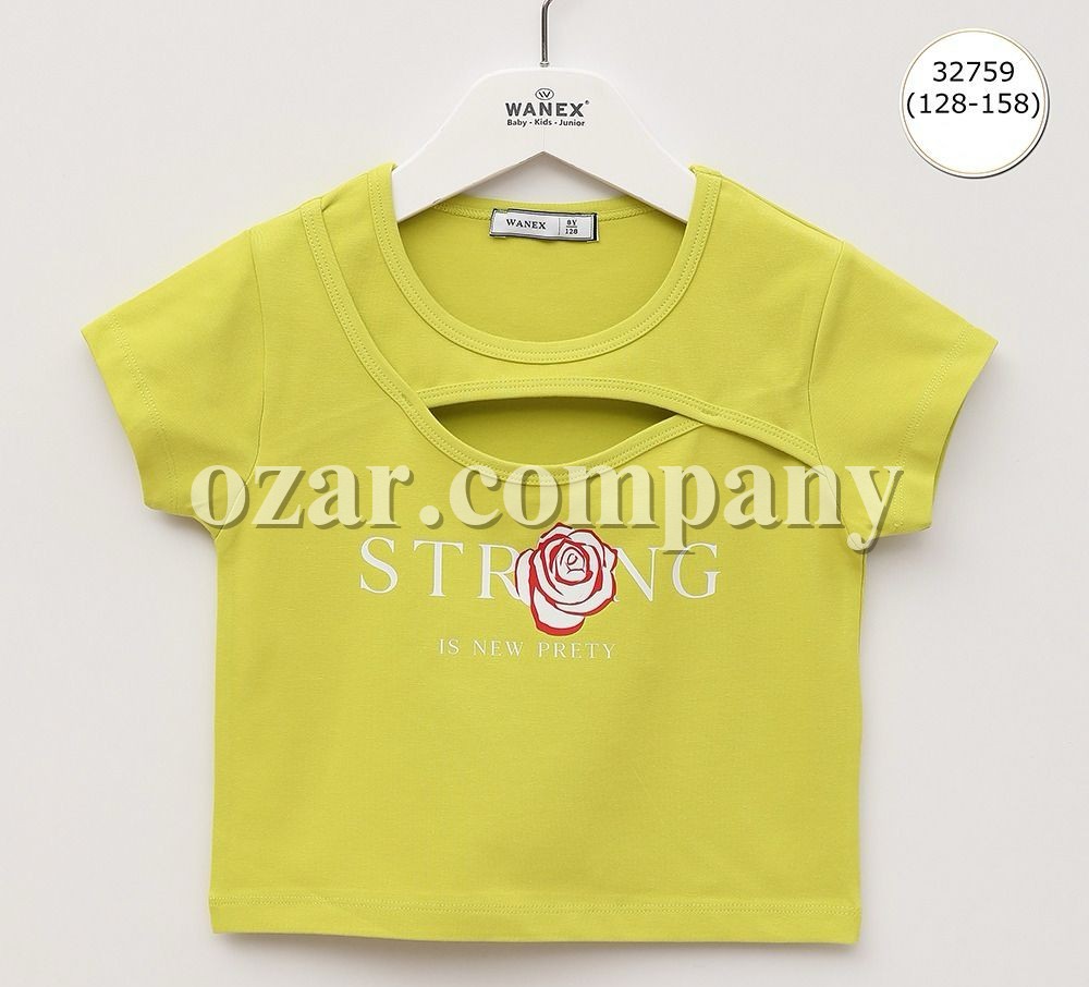 Футболка Для Девочки Wanex (8-9-10-11-12-13лет) 