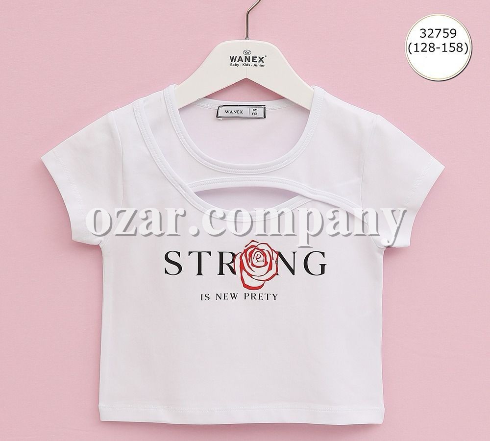 Футболка Для Девочки Wanex (8-9-10-11-12-13лет) 