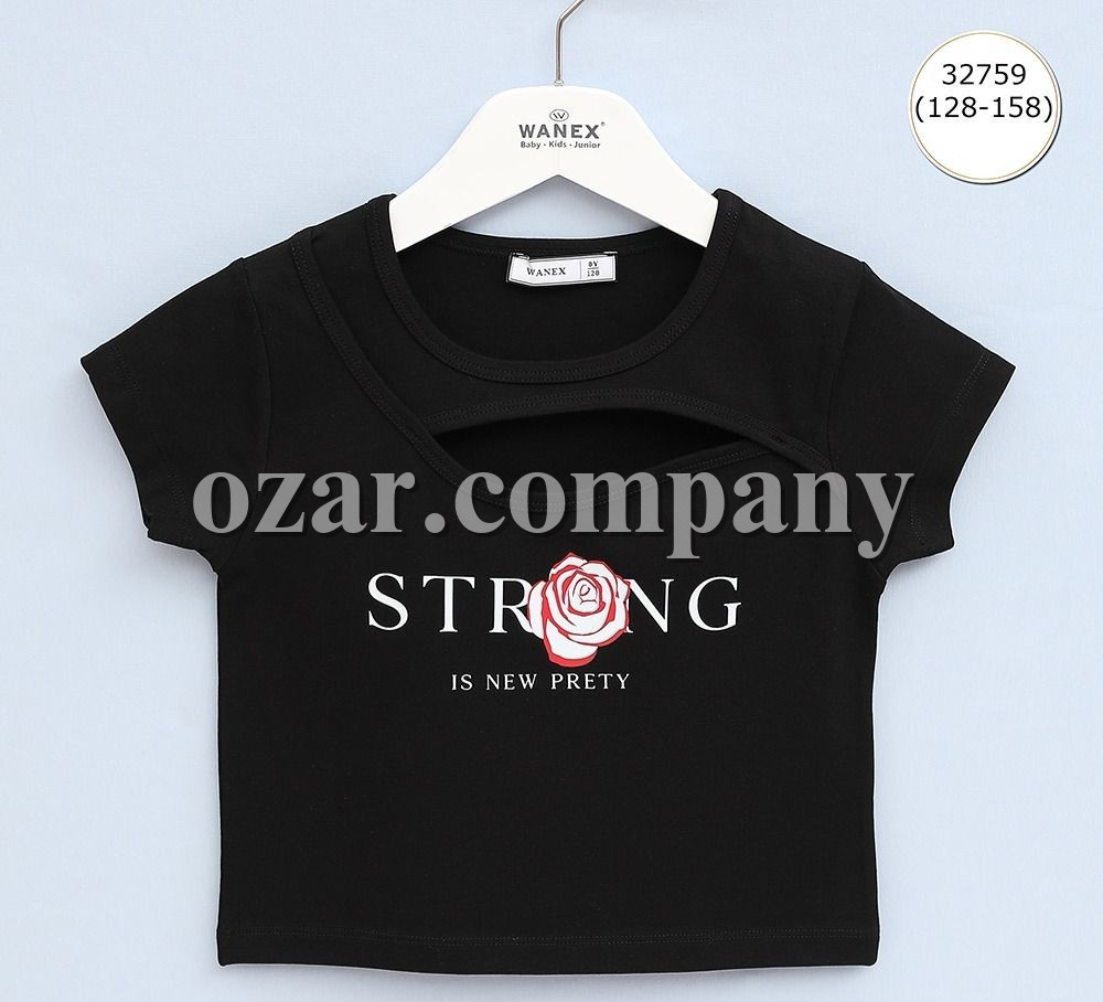 Футболка Для Девочки Wanex (8-9-10-11-12-13лет) 
